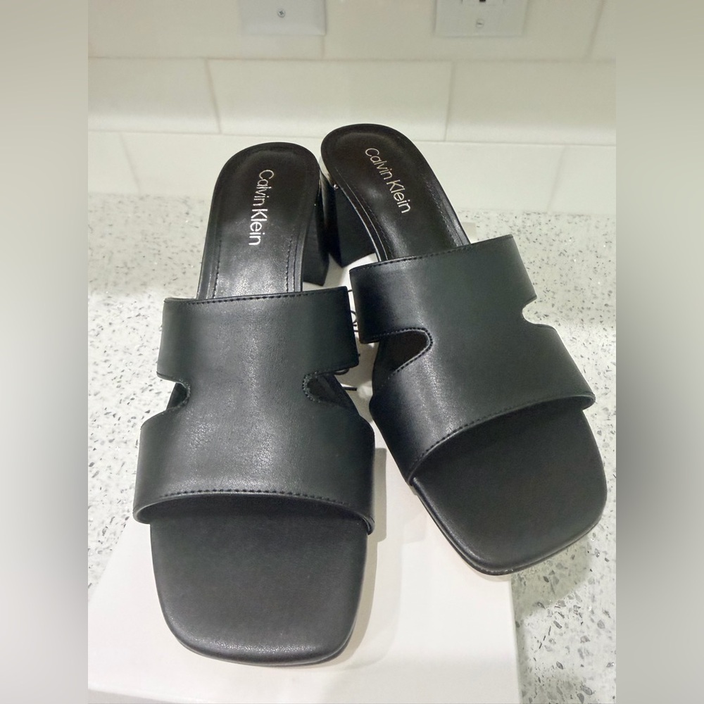 Calvin Klein Women's Valery2 Black Heels/Sandals